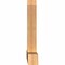 Ekena Millwork Portland Timber Gable Bracket, Western Red Cedar, 60"W x 38"H x 5 1/2"D x 5 1/2"F, 15/12 Pitch GBW060X38X0606POR00SWR - alternate 5